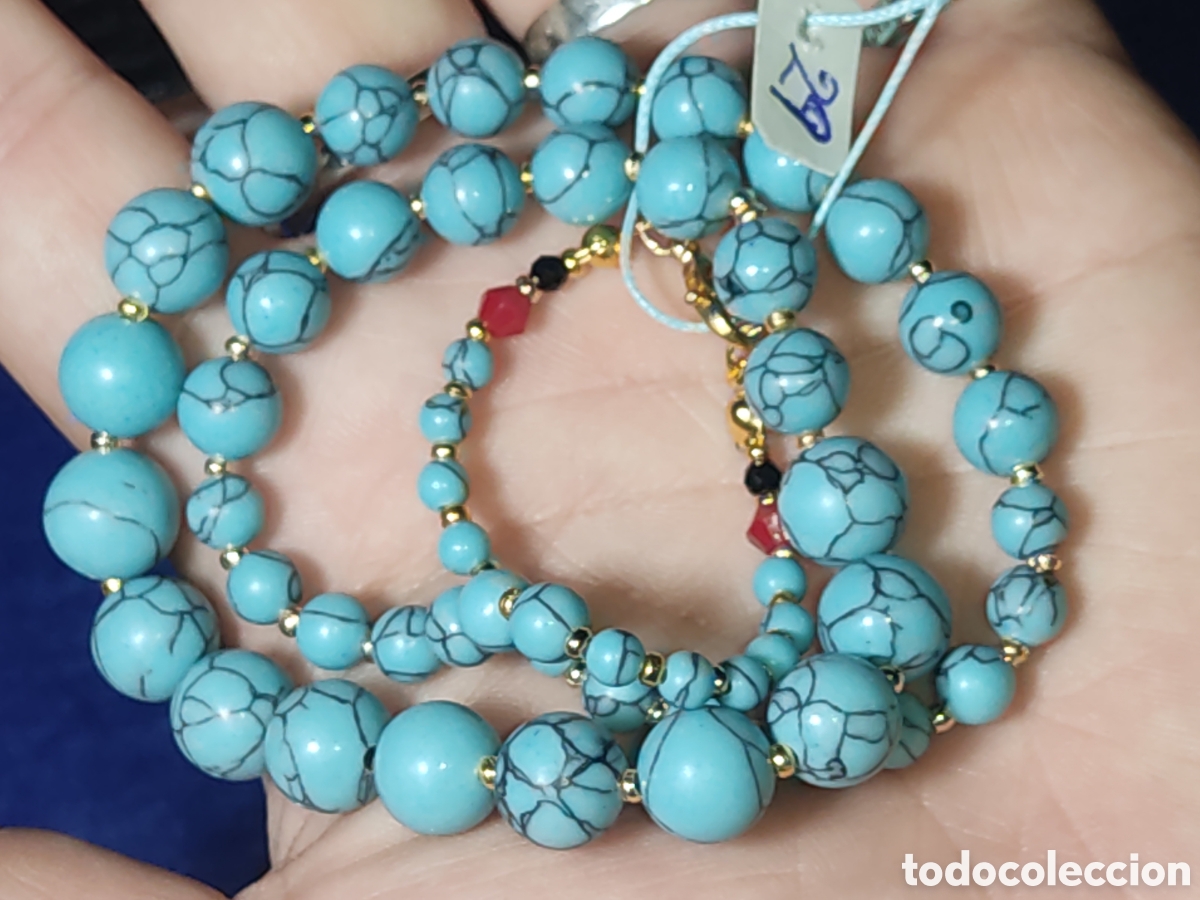 Joyeria: Collar de turquesa descendente. *29* - Foto 5