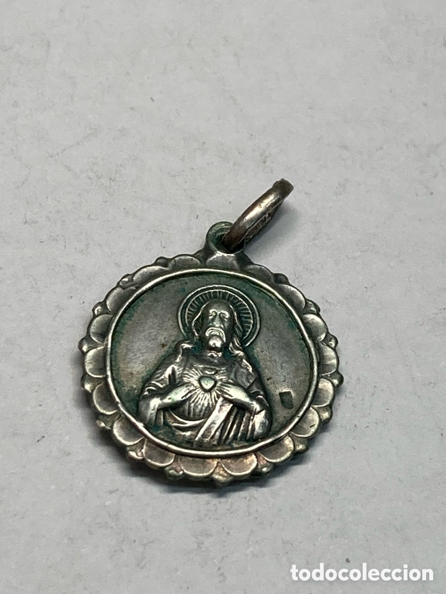 Joyeria: Medalla de plata religiosa C332 - Foto 1
