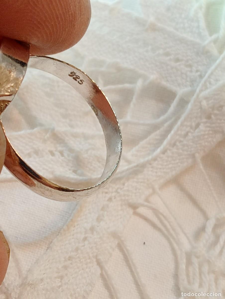 Joyeria: ANILLO DE RUB&Iacute; NATURAL Y PLATA MACIZA DE LEY (SIN USAR) - Foto 3