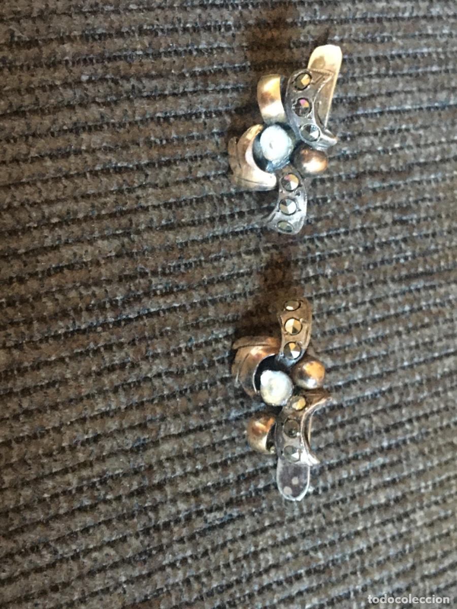Joyeria: Pendientes modernistas plata xix - Foto 2