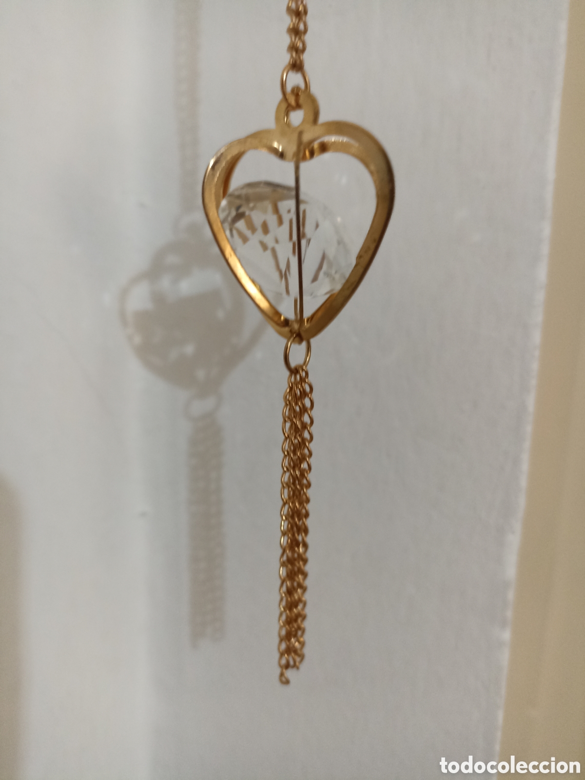 Joyeria: Colgante con coraz&oacute;n y bola de cristal dentro - Foto 2
