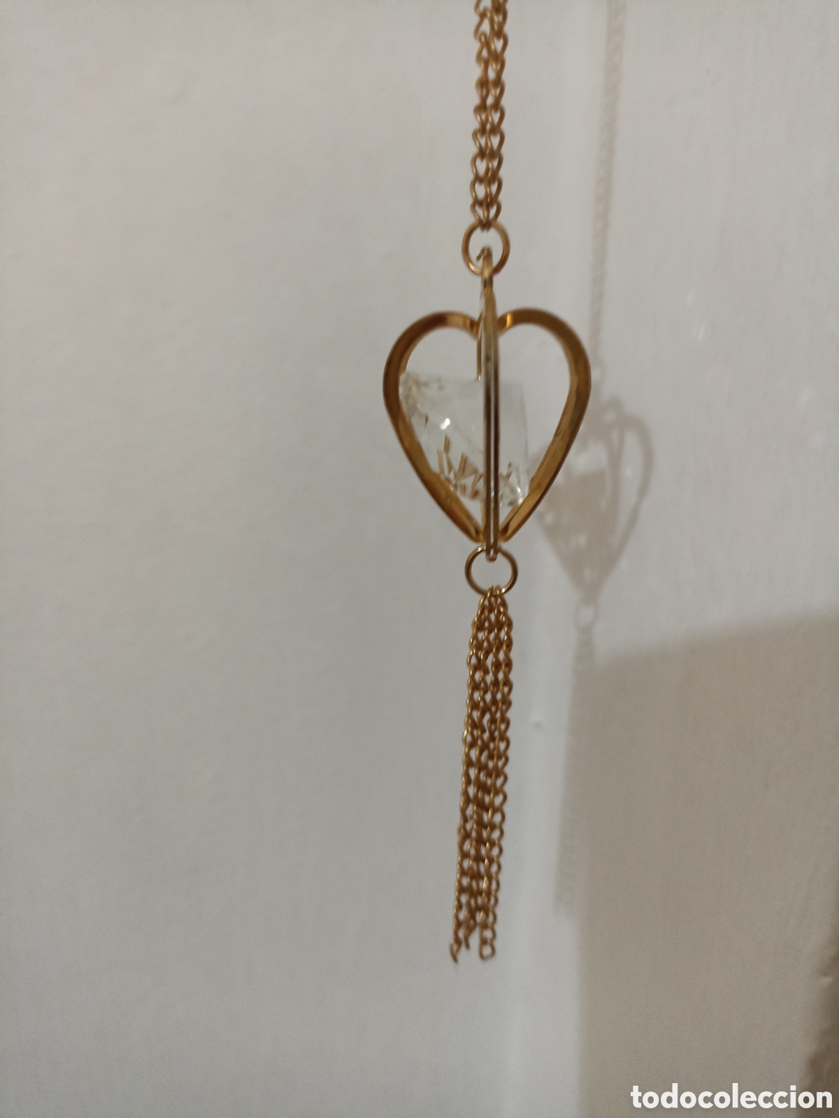 Joyeria: Colgante con coraz&oacute;n y bola de cristal dentro - Foto 1