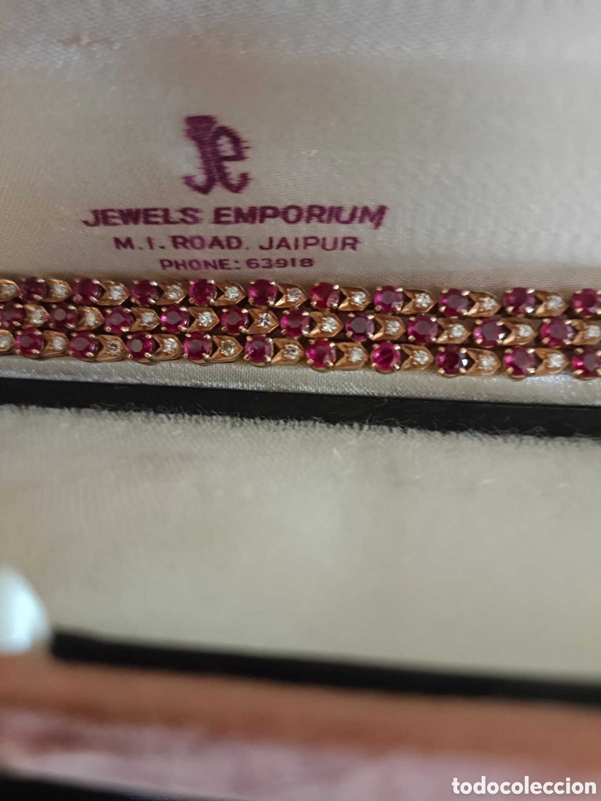 Joyeria: Pulsera oro amarillo con rub&iacute;es y brillantes - Foto 6