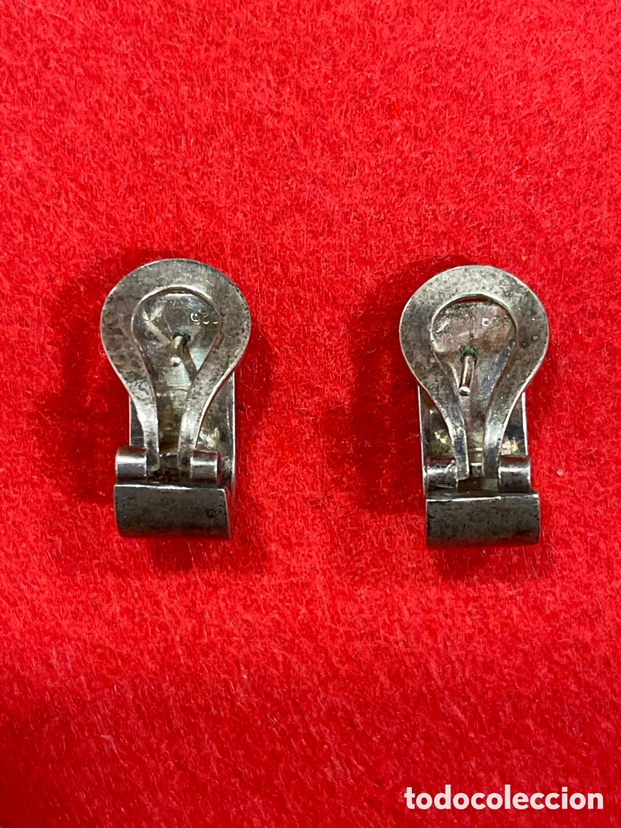 Joyeria: Pendientes de dise&ntilde;o en plata de ley. - Foto 3