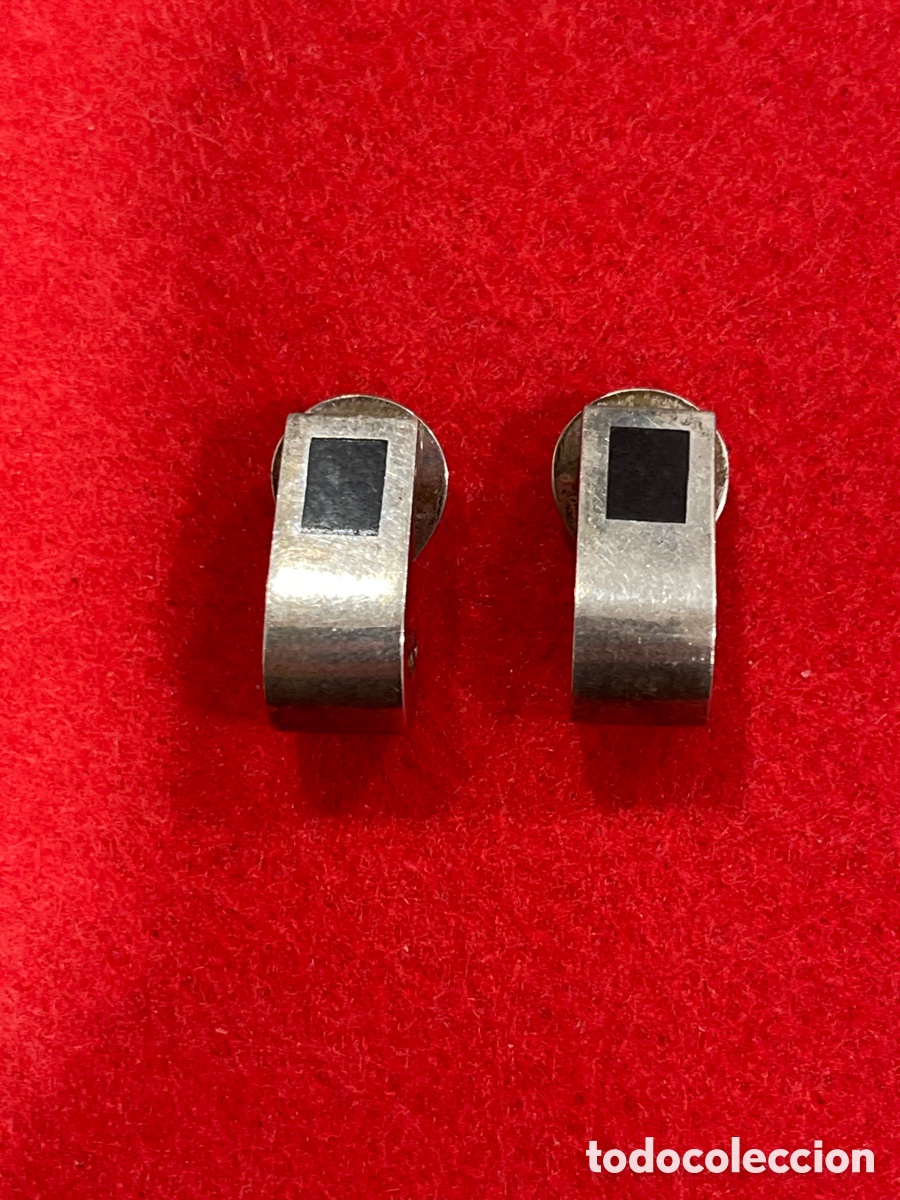 Joyeria: Pendientes de dise&ntilde;o en plata de ley. - Foto 1