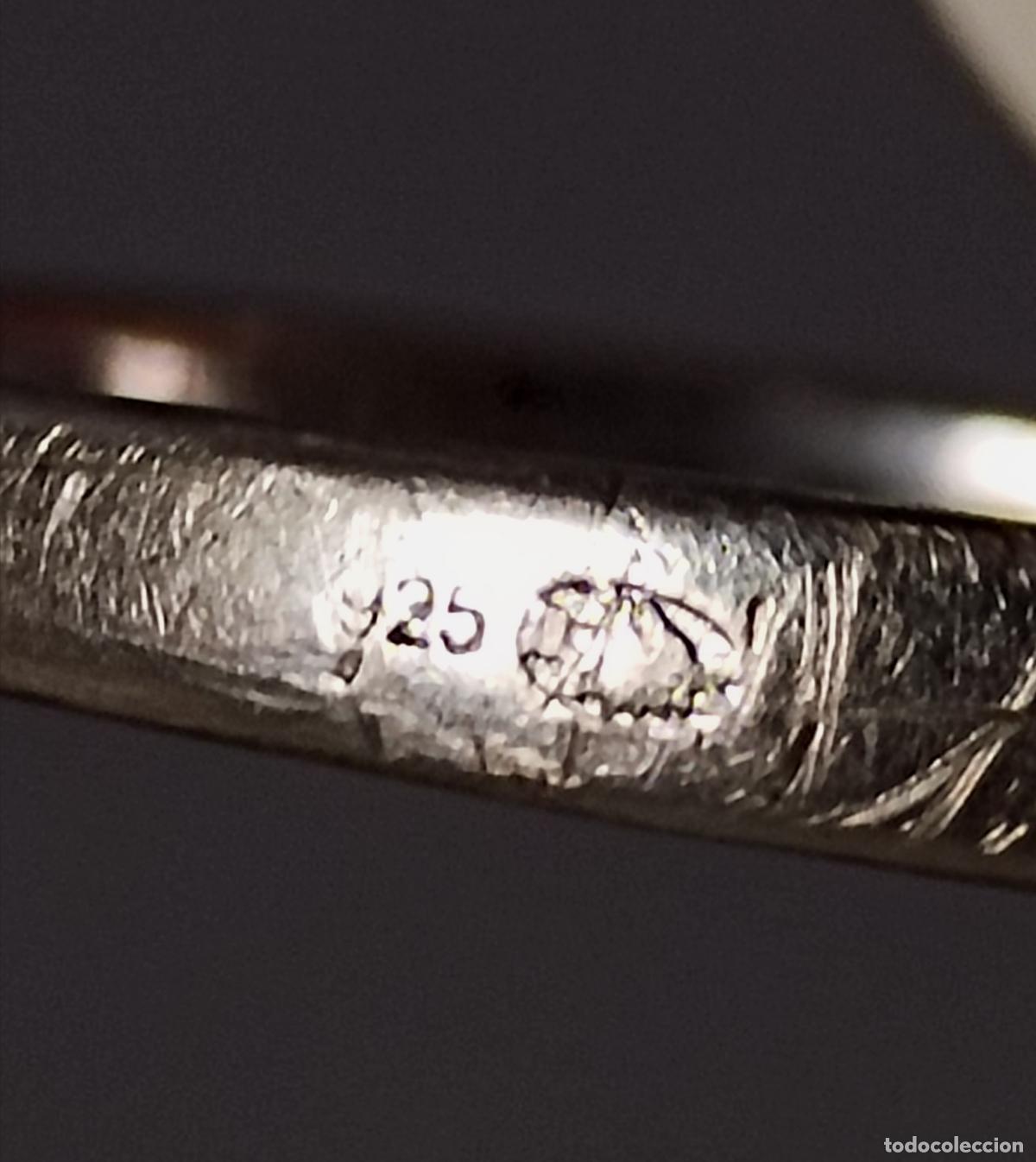 Joyeria: Anillo de plata contrastada con circonitas. - Foto 6