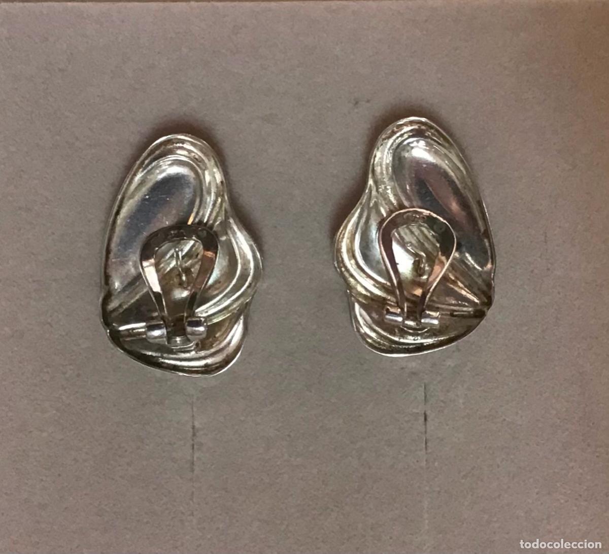 Joyeria: PENDIENTES BOTON DE PLATA - Foto 2