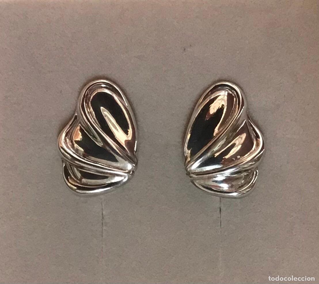 Joyeria: PENDIENTES BOTON DE PLATA - Foto 1