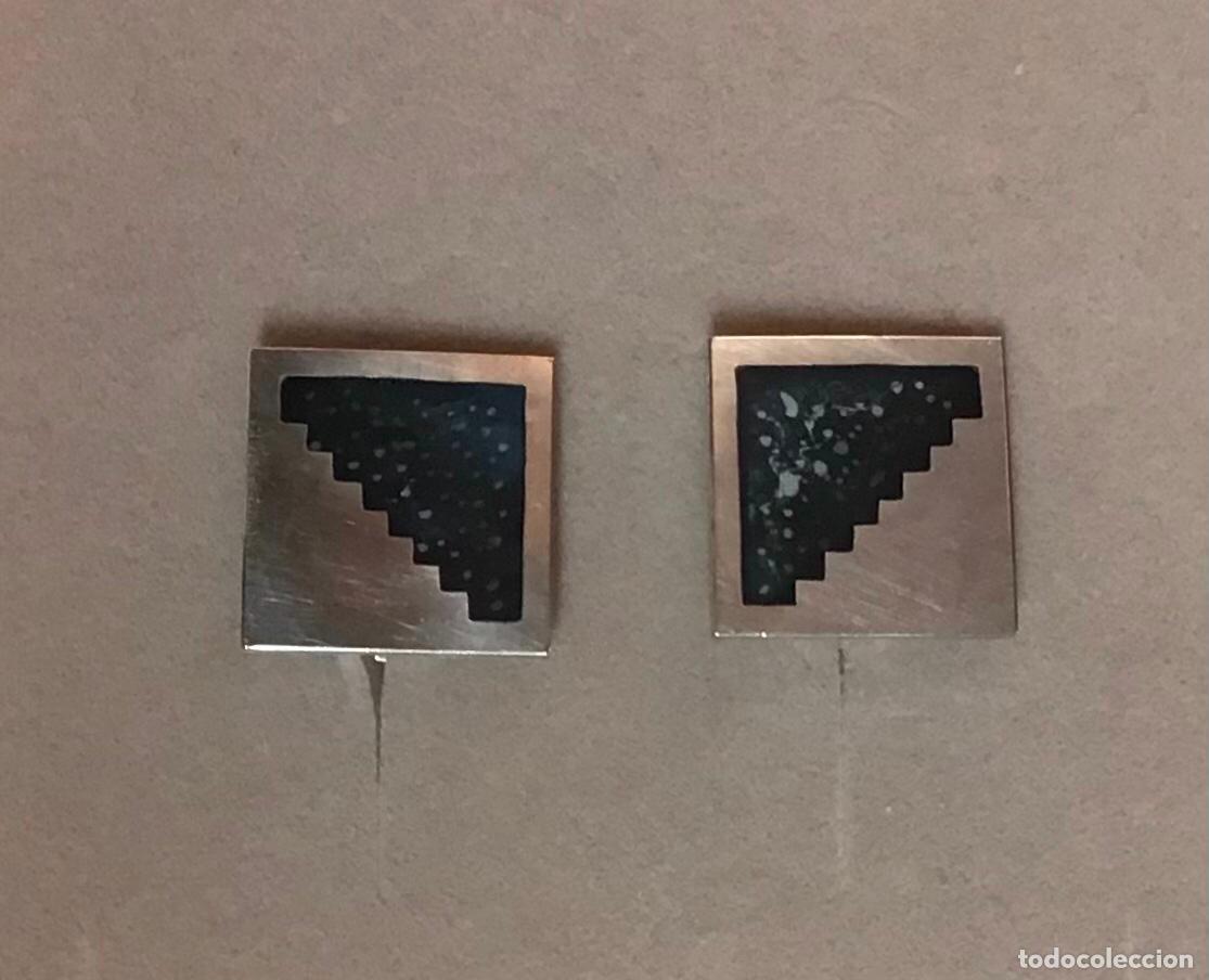 Joyeria: PENDIENTES DE PLATA CON ESMALTE - Foto 1