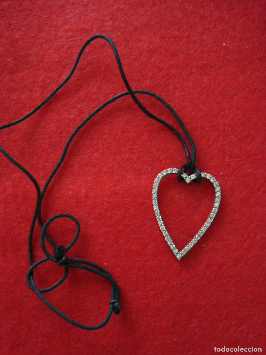 Joyeria: COLGANTE DE PLATA EN FORMA DE CORAZ&Oacute;N. - Foto 3