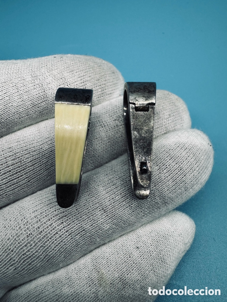 Joyeria: Pendientes plata 925 marfil - Foto 3