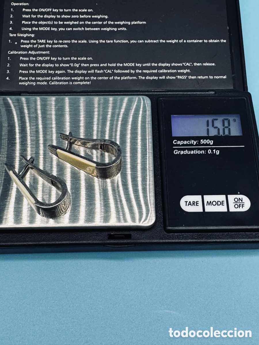 Joyeria: Pendientes plata 925 marfil - Foto 10