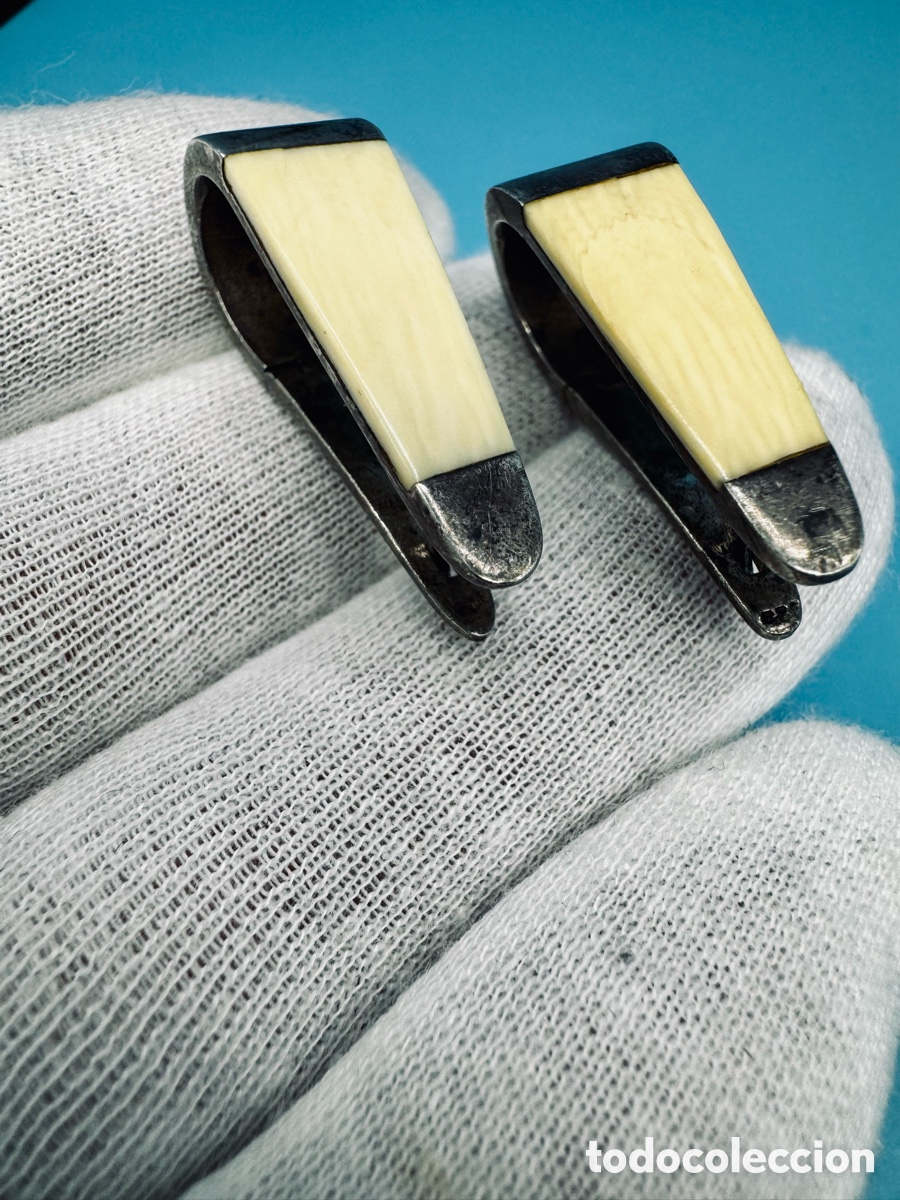 Joyeria: Pendientes plata 925 marfil - Foto 4