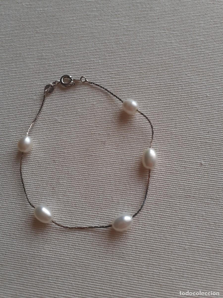 Joyeria: PULSERA DE PLATA CON PERLAS - 925 - 19 cm - Foto 1