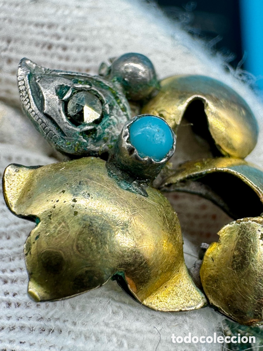 Joyeria: Antiguos pendientes de plata - Foto 3