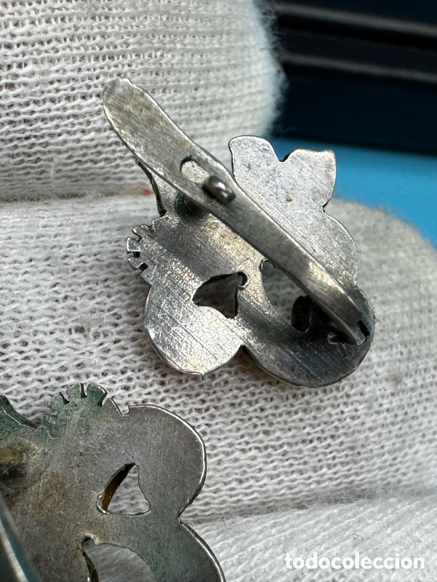 Joyeria: Antiguos pendientes de plata - Foto 5