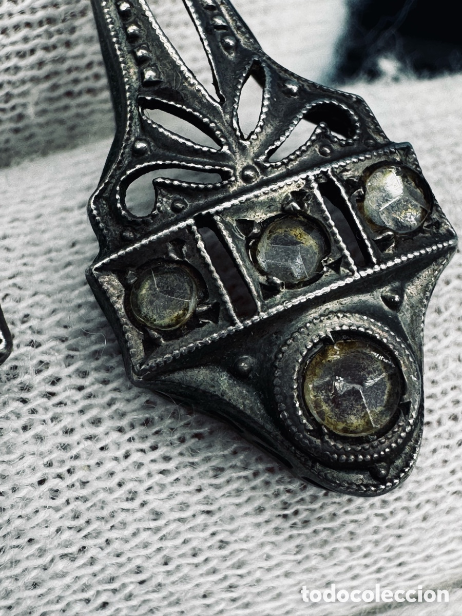 Joyeria: Piezas de pendientes de plata( 2 piezas) - Foto 4