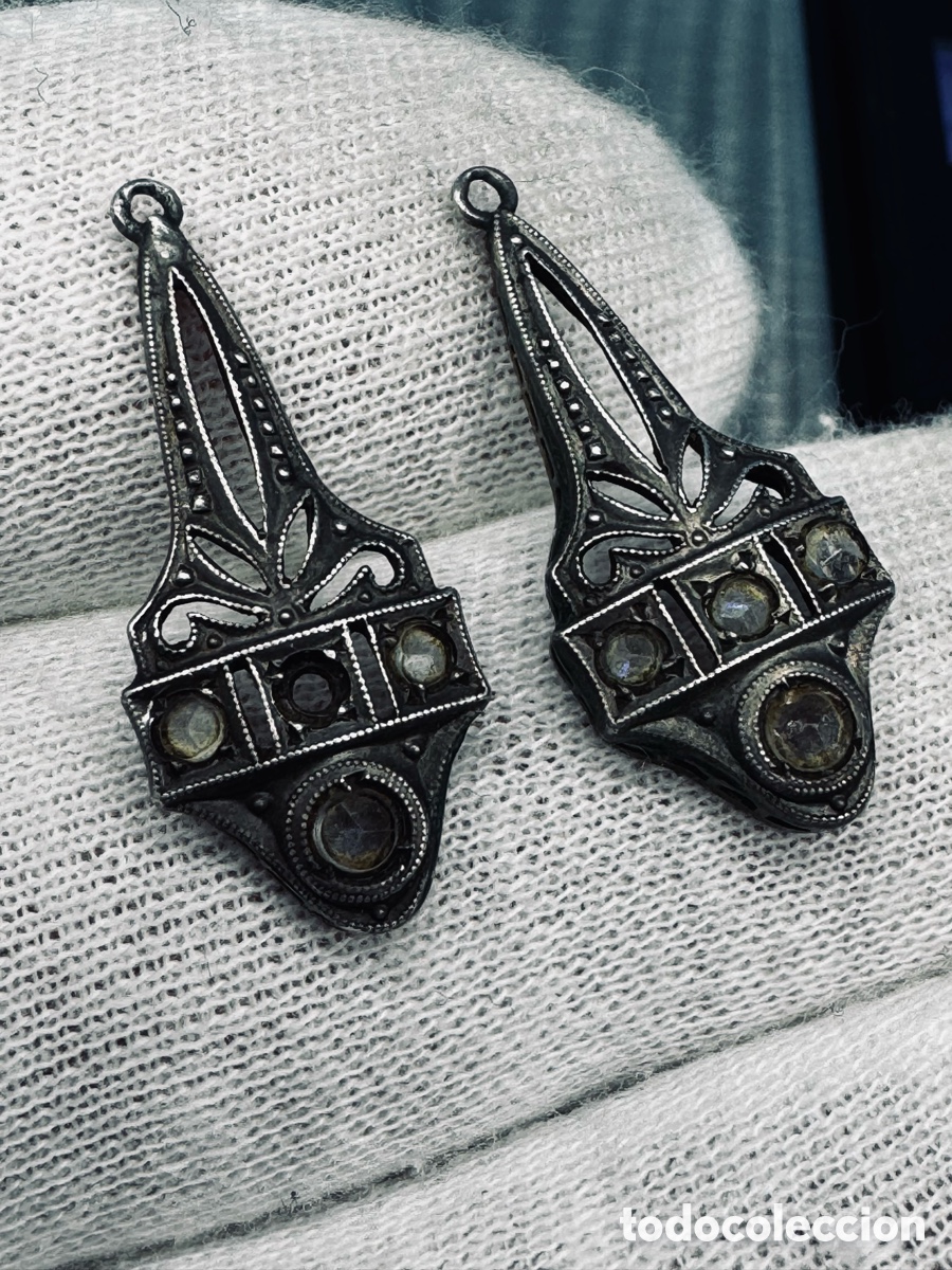 Joyeria: Piezas de pendientes de plata( 2 piezas) - Foto 1