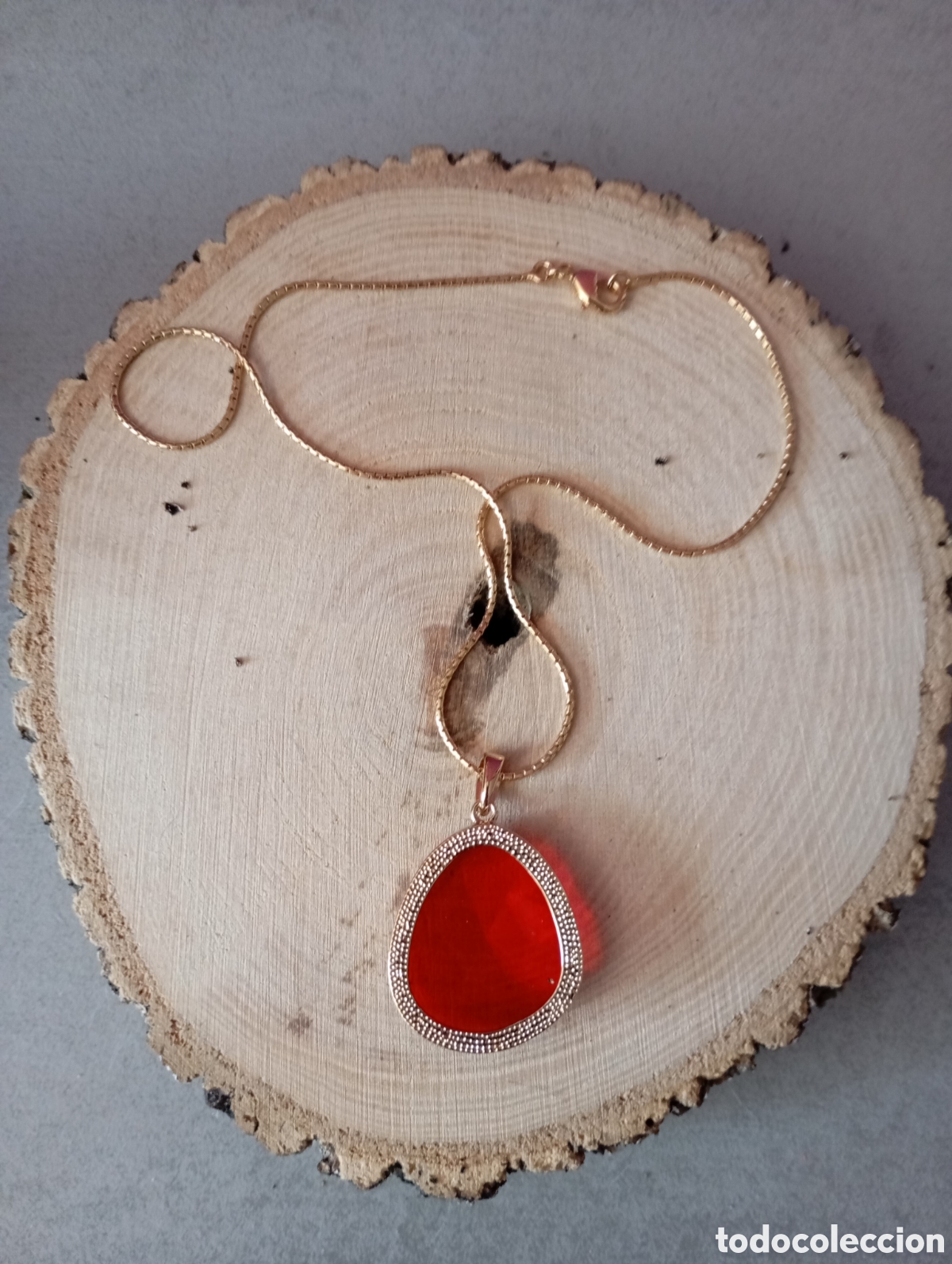 Joyeria: Collar piedra roja bisuter&iacute;a - Foto 2