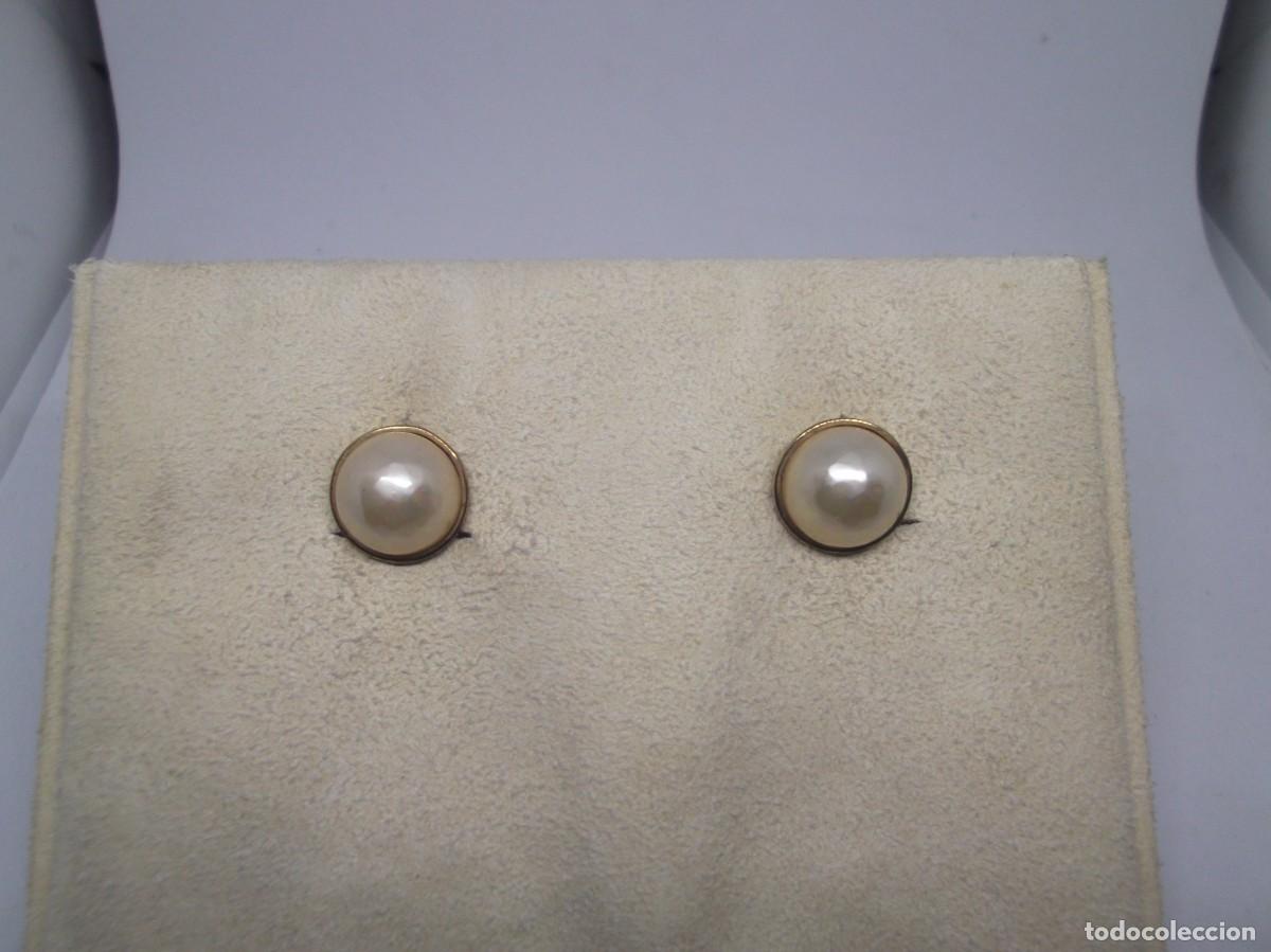 Joyeria: Pendientes de bisuteria y perla Majorica. - Foto 1