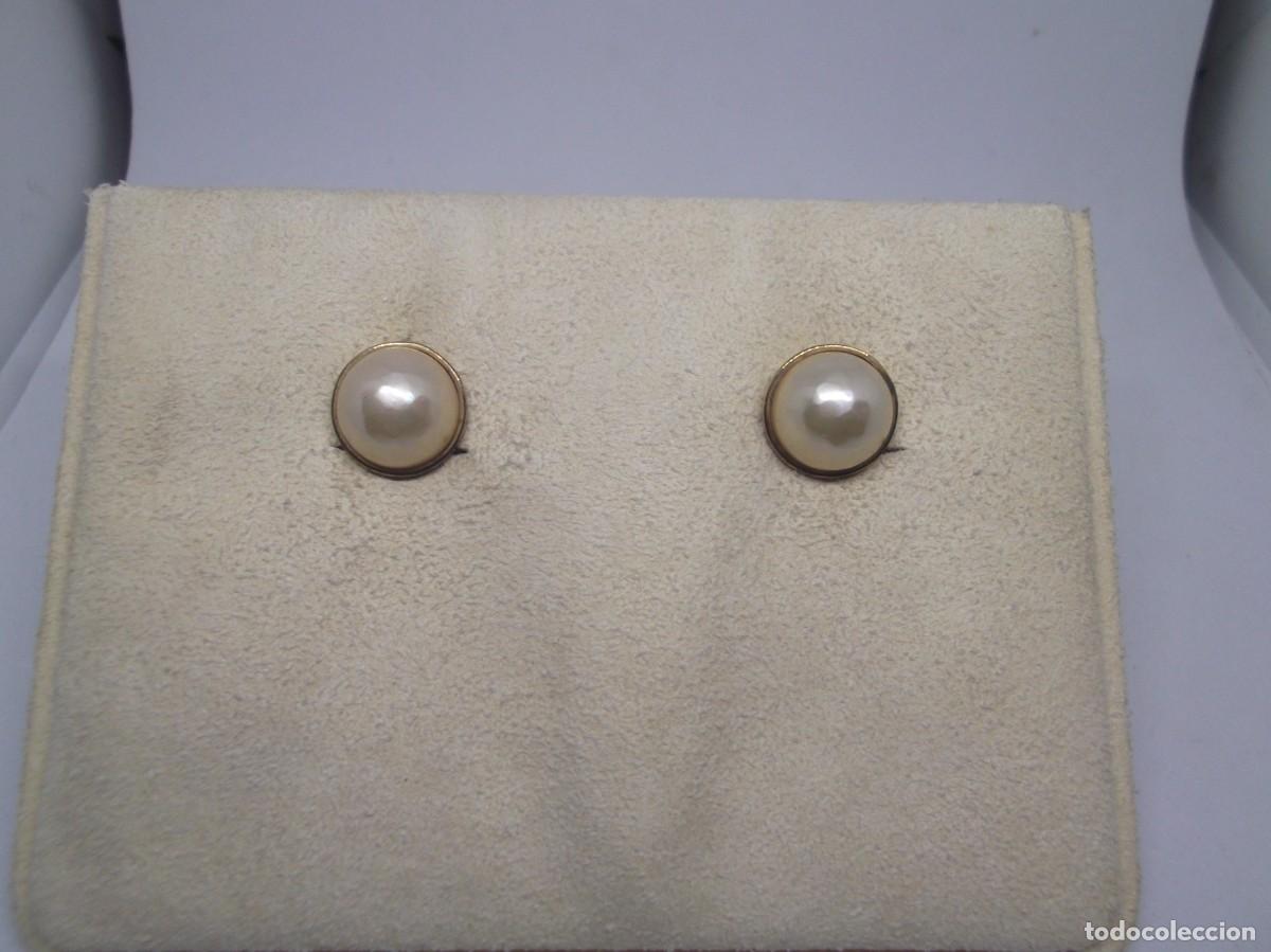 Joyeria: Pendientes de bisuteria y perla Majorica. - Foto 4
