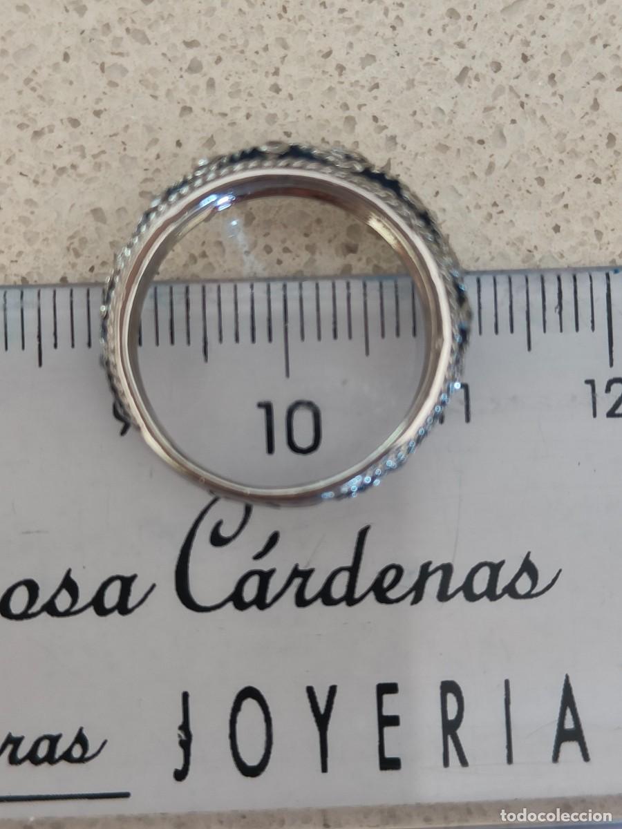 Joyeria: ANILLO ORO BLANCO 18K ESMALTE Y BRILLANTES - Foto 10