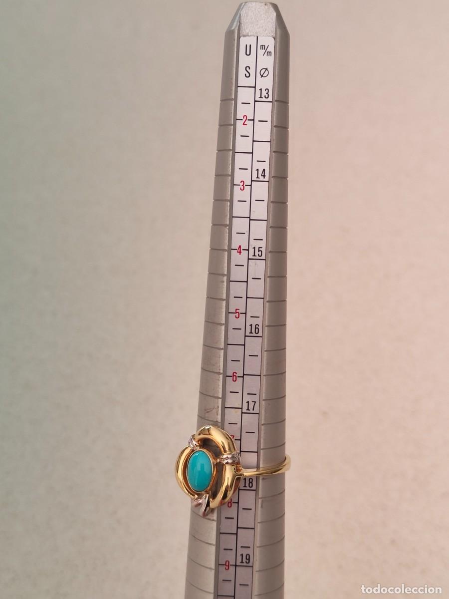 Joyeria: ANILLO ORO 18K Y TURQUESA - Foto 7