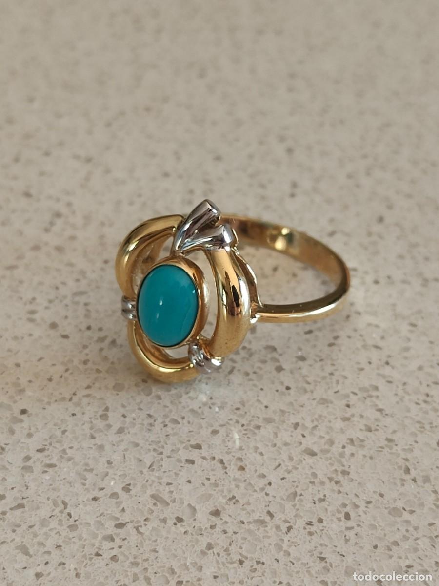 Joyeria: ANILLO ORO 18K Y TURQUESA - Foto 11