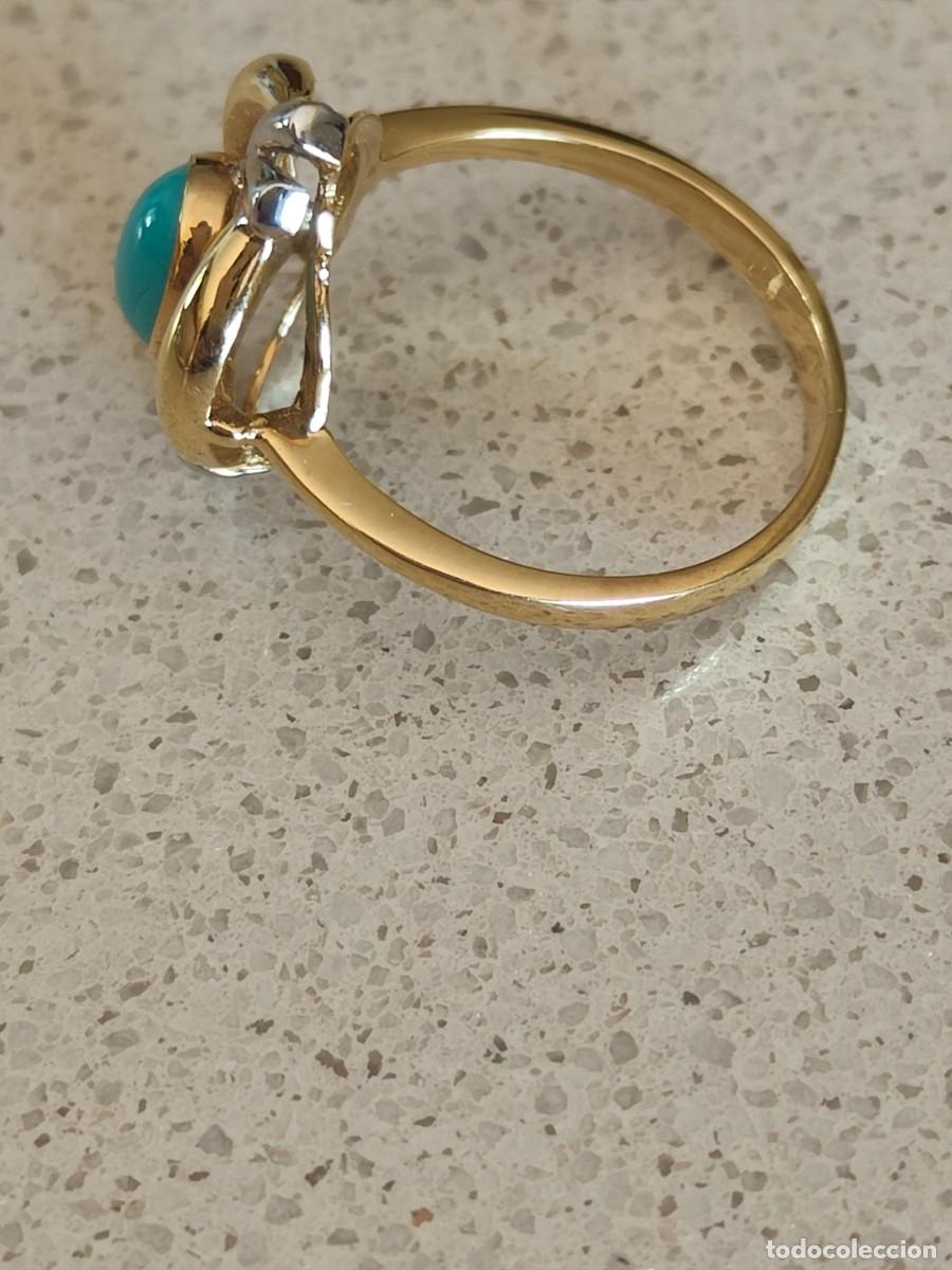 Joyeria: ANILLO ORO 18K Y TURQUESA - Foto 17