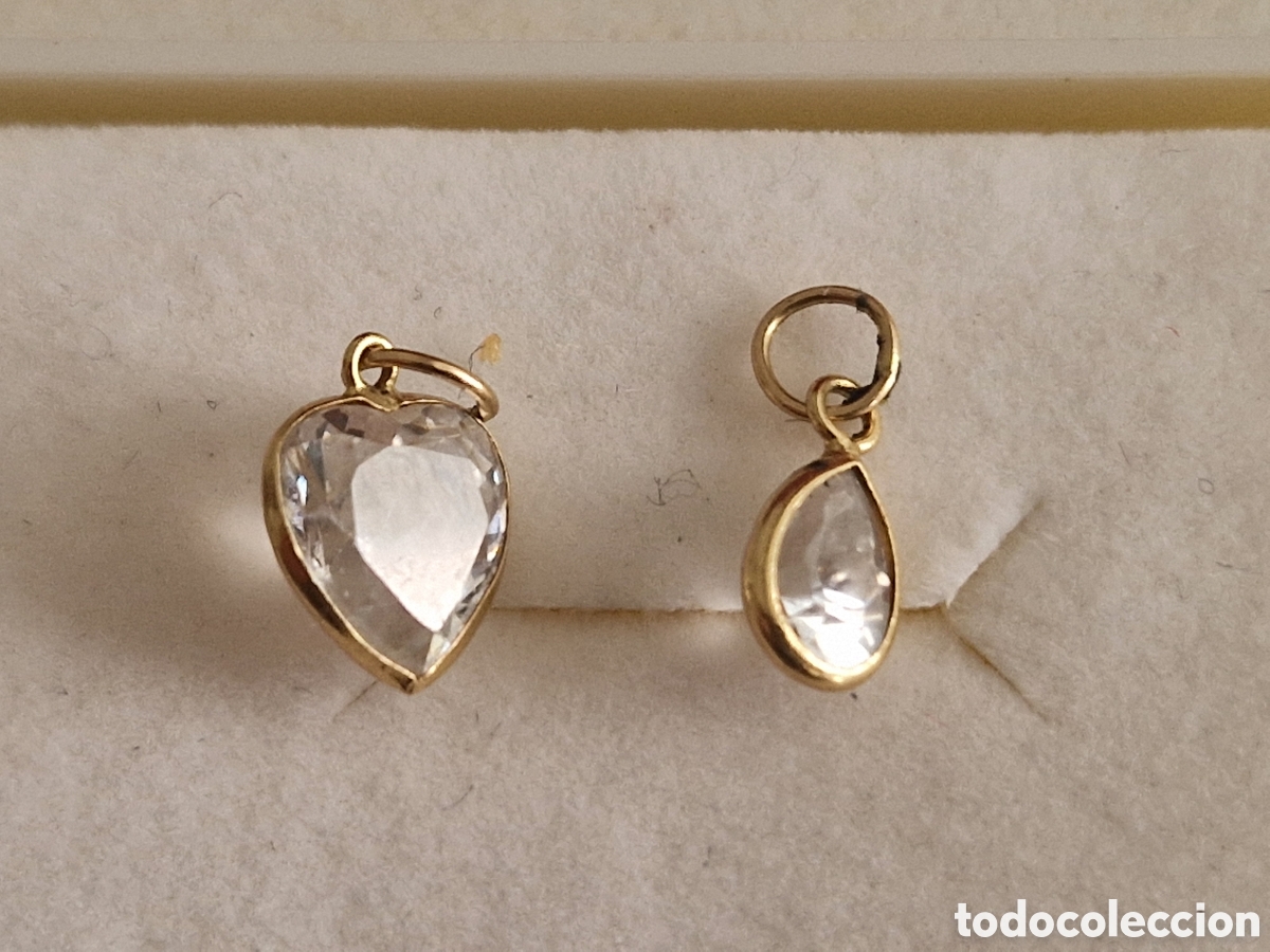Joyeria: 2 COLGANTES ORO 18 K Y CIRCON - Foto 5