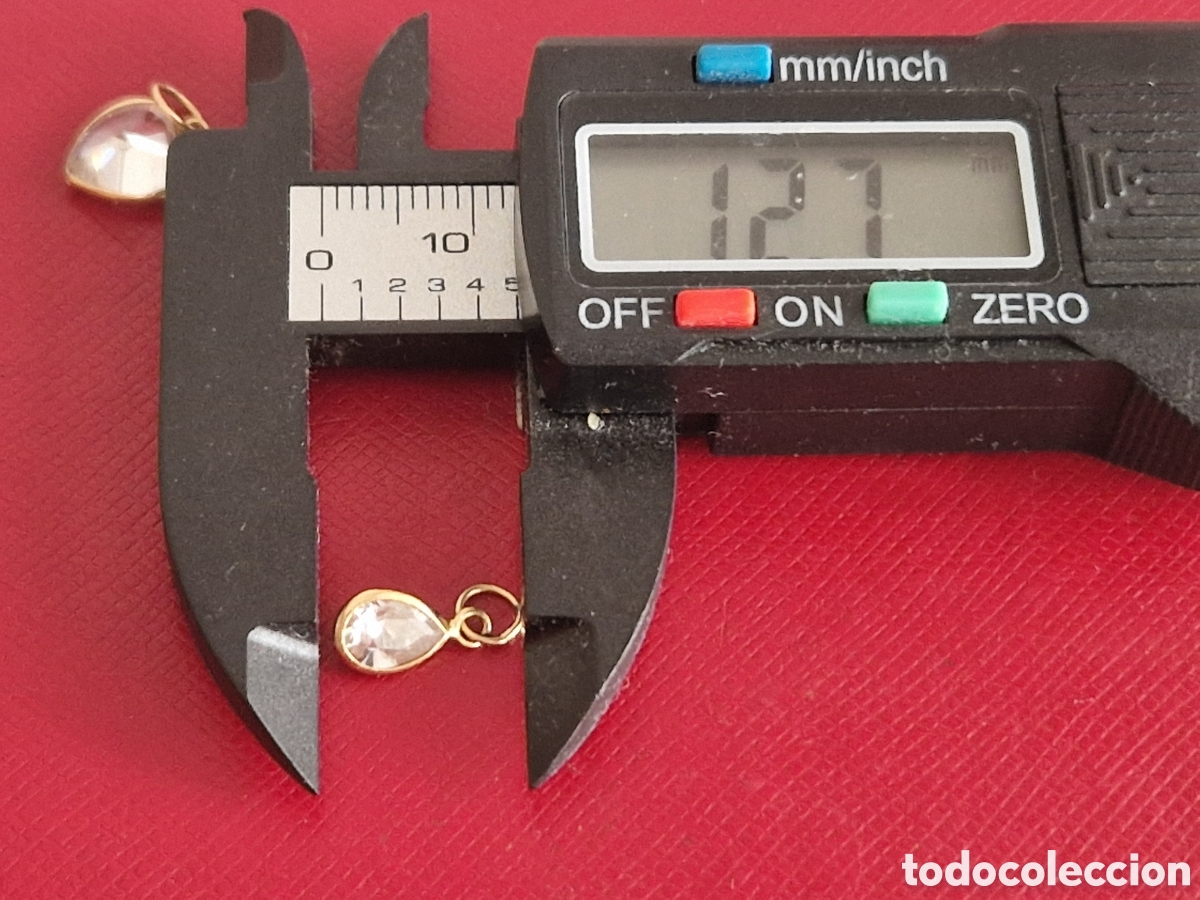 Joyeria: 2 COLGANTES ORO 18 K Y CIRCON - Foto 7