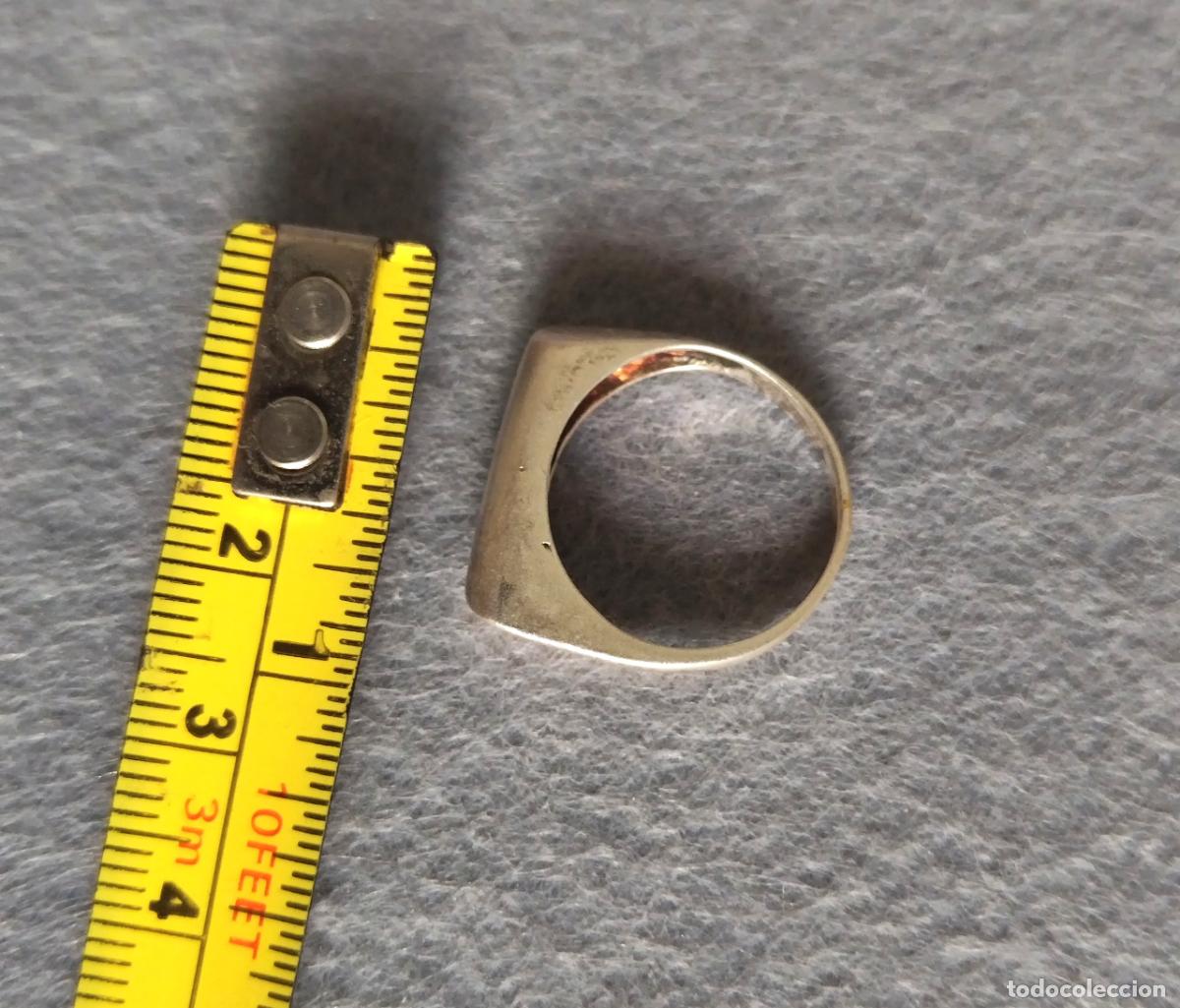 Joyeria: Anillo de plata de ley contrastada. - Foto 3