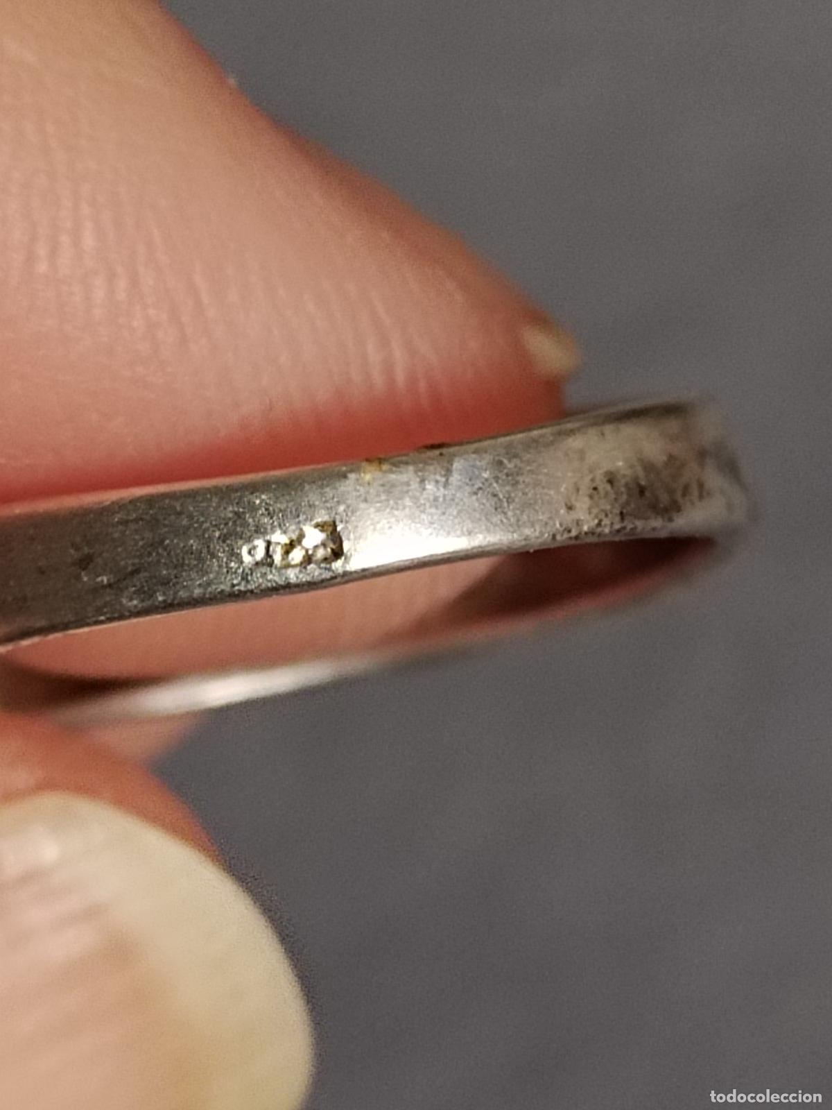 Joyeria: Anillo de plata de ley contrastada. - Foto 5