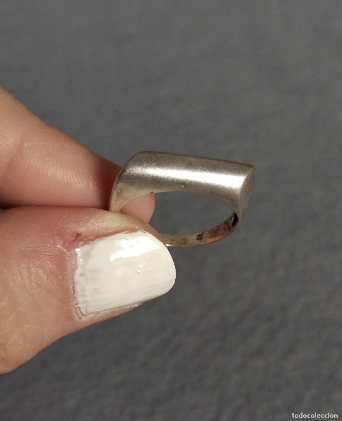 Joyeria: Anillo de plata de ley contrastada. - Foto 6