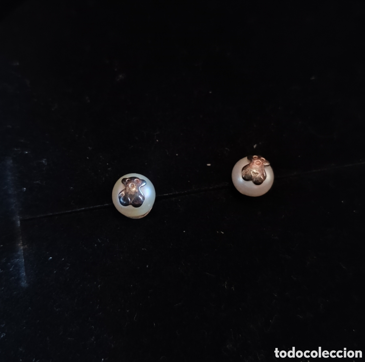 Joyeria: Pendientes Tous oso plata y perlas - Foto 3