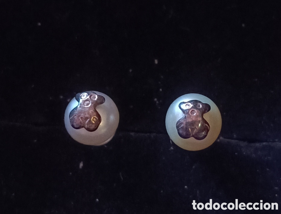 Joyeria: Pendientes Tous oso plata y perlas - Foto 4