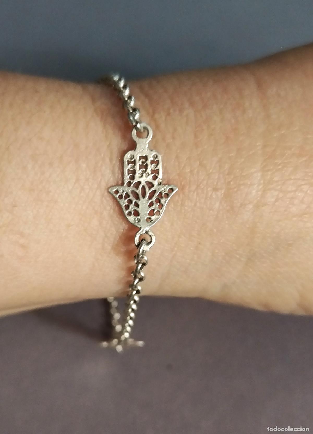 Joyeria: Pulsera de plata de ley contrastada, mano de F&aacute;tima. - Foto 3