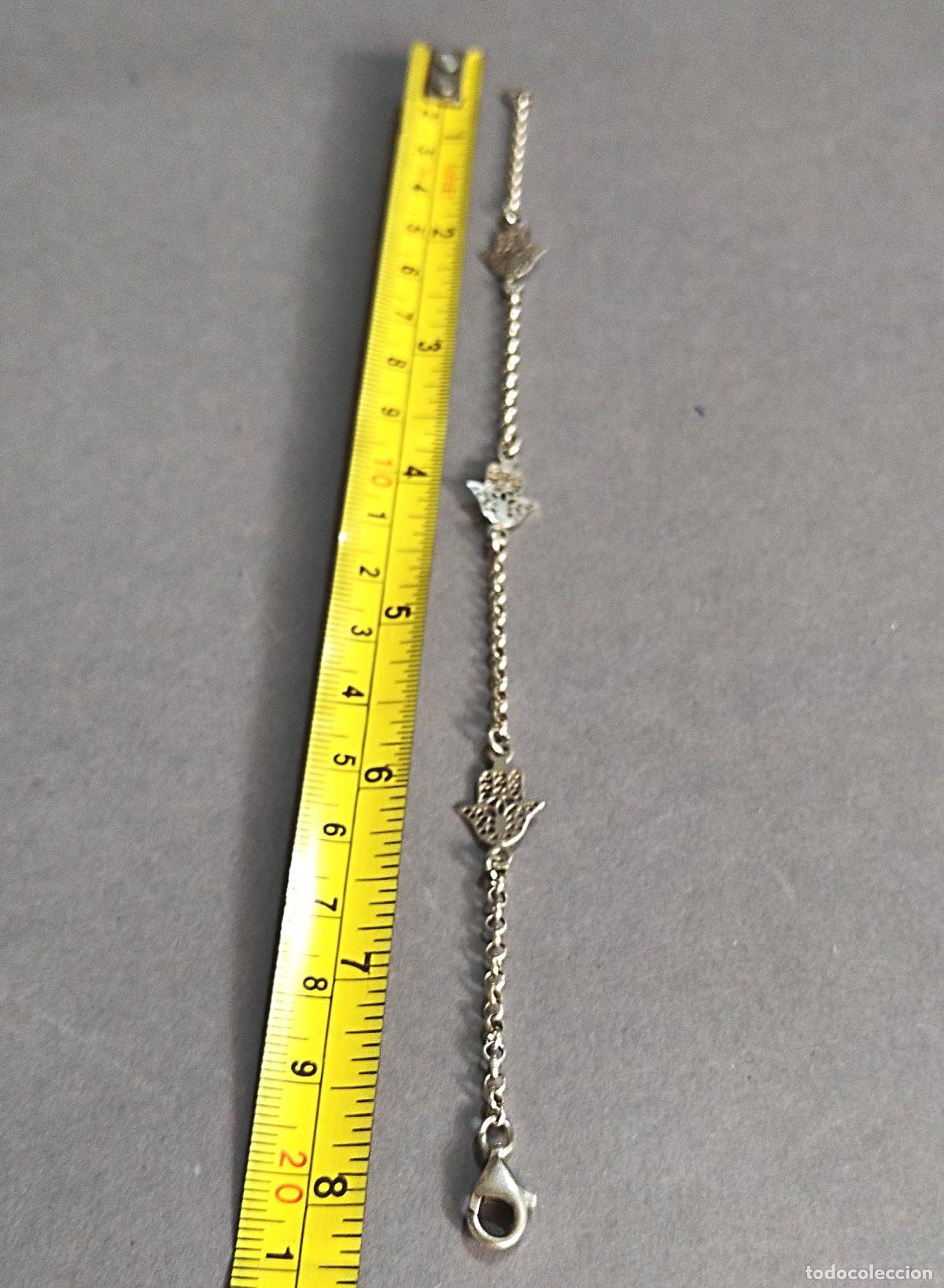 Joyeria: Pulsera de plata de ley contrastada, mano de F&aacute;tima. - Foto 4