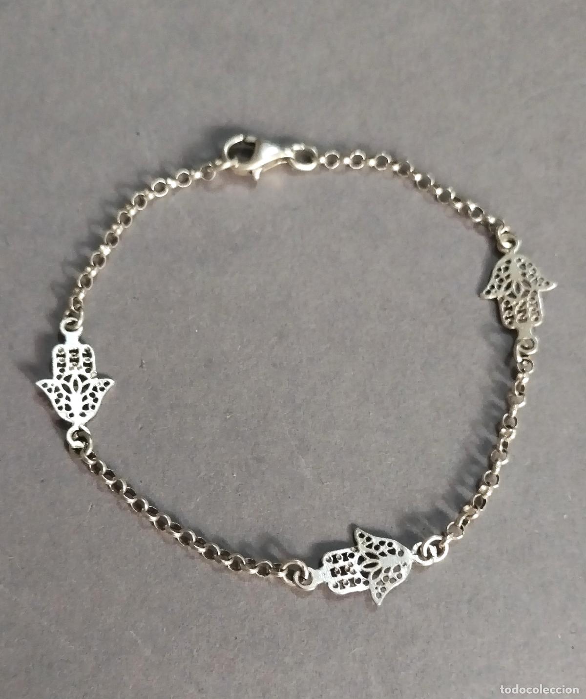 Joyeria: Pulsera de plata de ley contrastada, mano de F&aacute;tima. - Foto 1