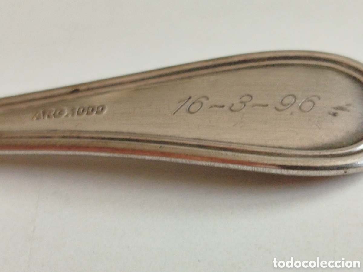 Joyeria: Cucharilla de plata argentina, con contraste - Foto 5