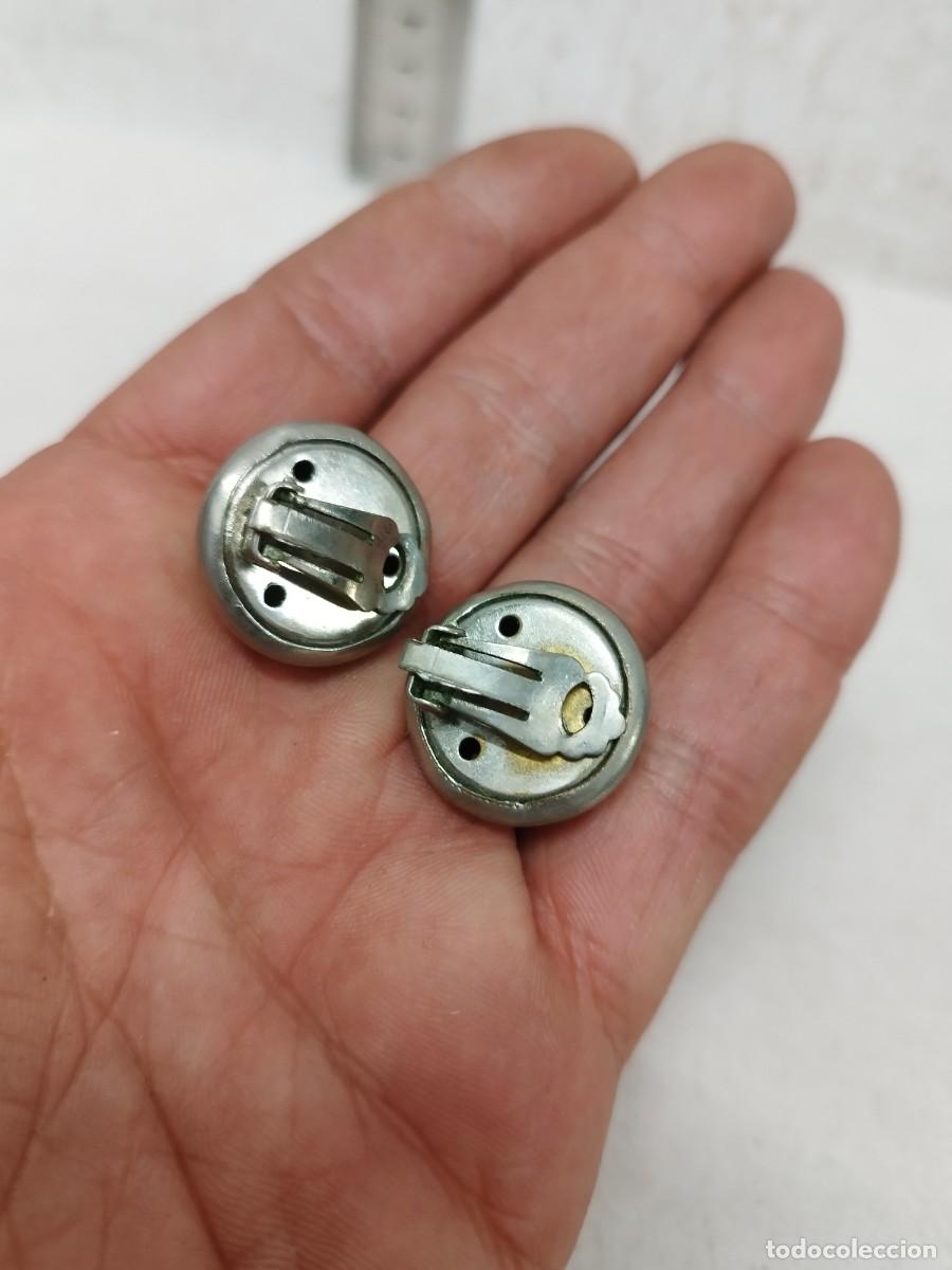 Joyeria: Antiguo par pareja de pendientes. - Foto 2