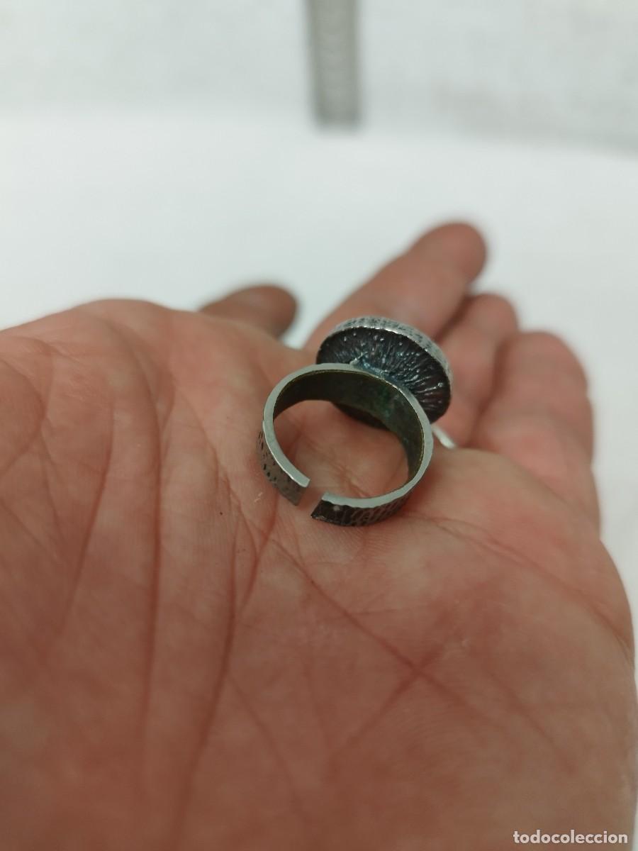 Joyeria: Antiguo anillo con la letra c - Foto 5
