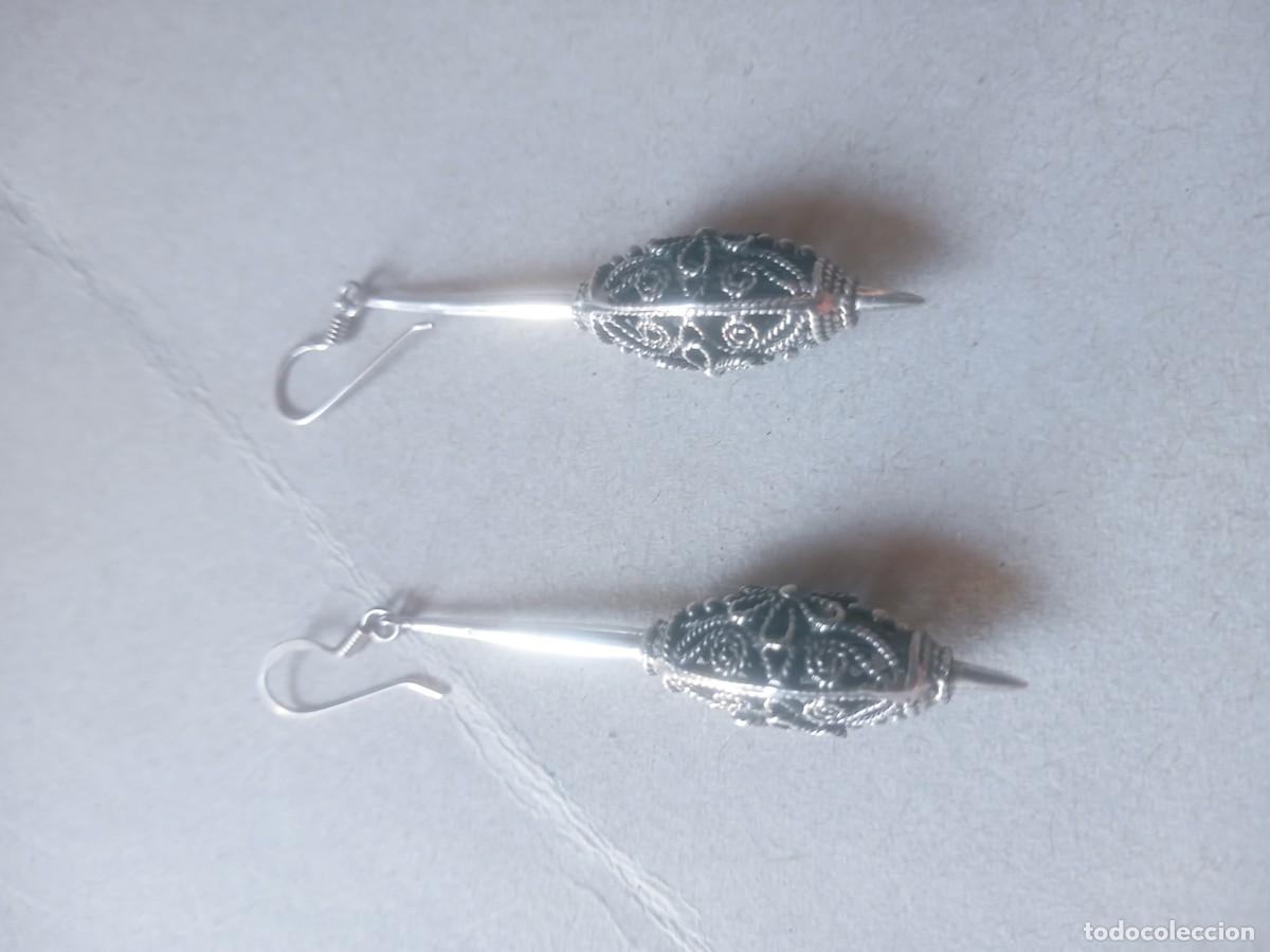 Joyeria: BONITOS PENDIENTES ANTIGUOS PLATA 925 - Foto 3