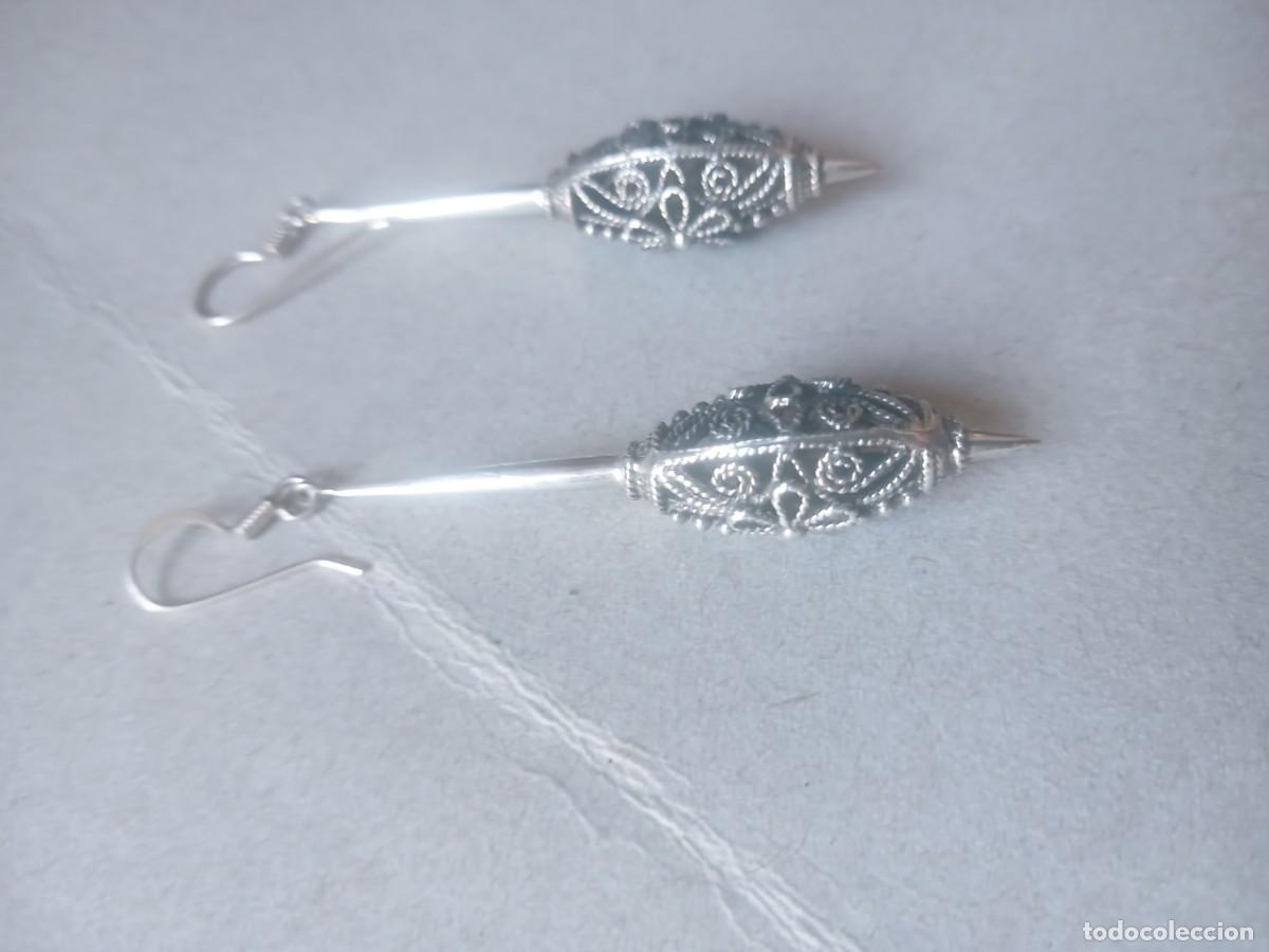 Joyeria: BONITOS PENDIENTES ANTIGUOS PLATA 925 - Foto 4