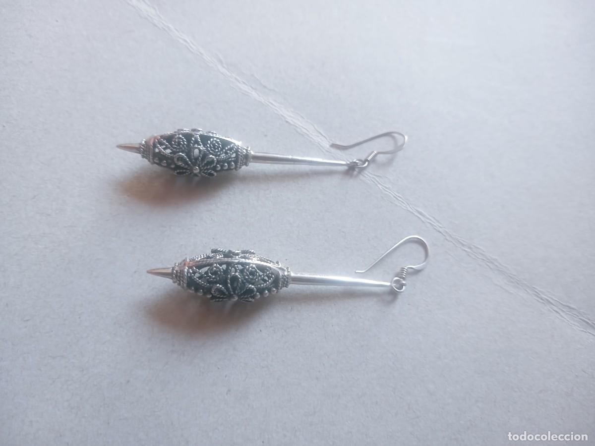 Joyeria: BONITOS PENDIENTES ANTIGUOS PLATA 925 - Foto 5