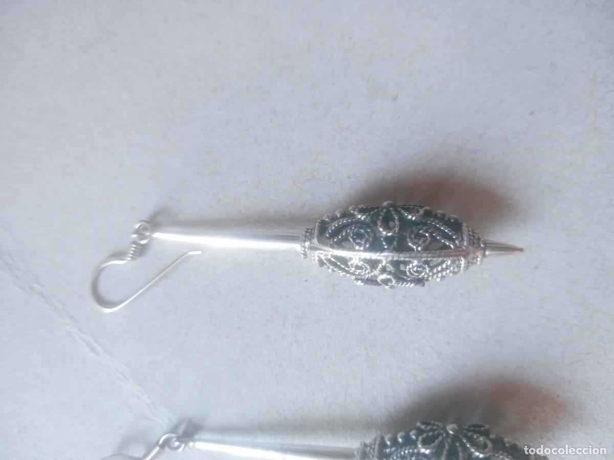 Joyeria: BONITOS PENDIENTES ANTIGUOS PLATA 925 - Foto 6
