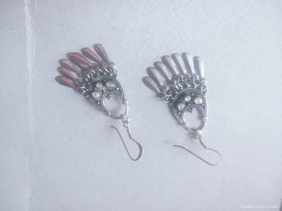 Joyeria: BONITOS PENDIENTES ANTIGUOS PLATA 925 - Foto 4