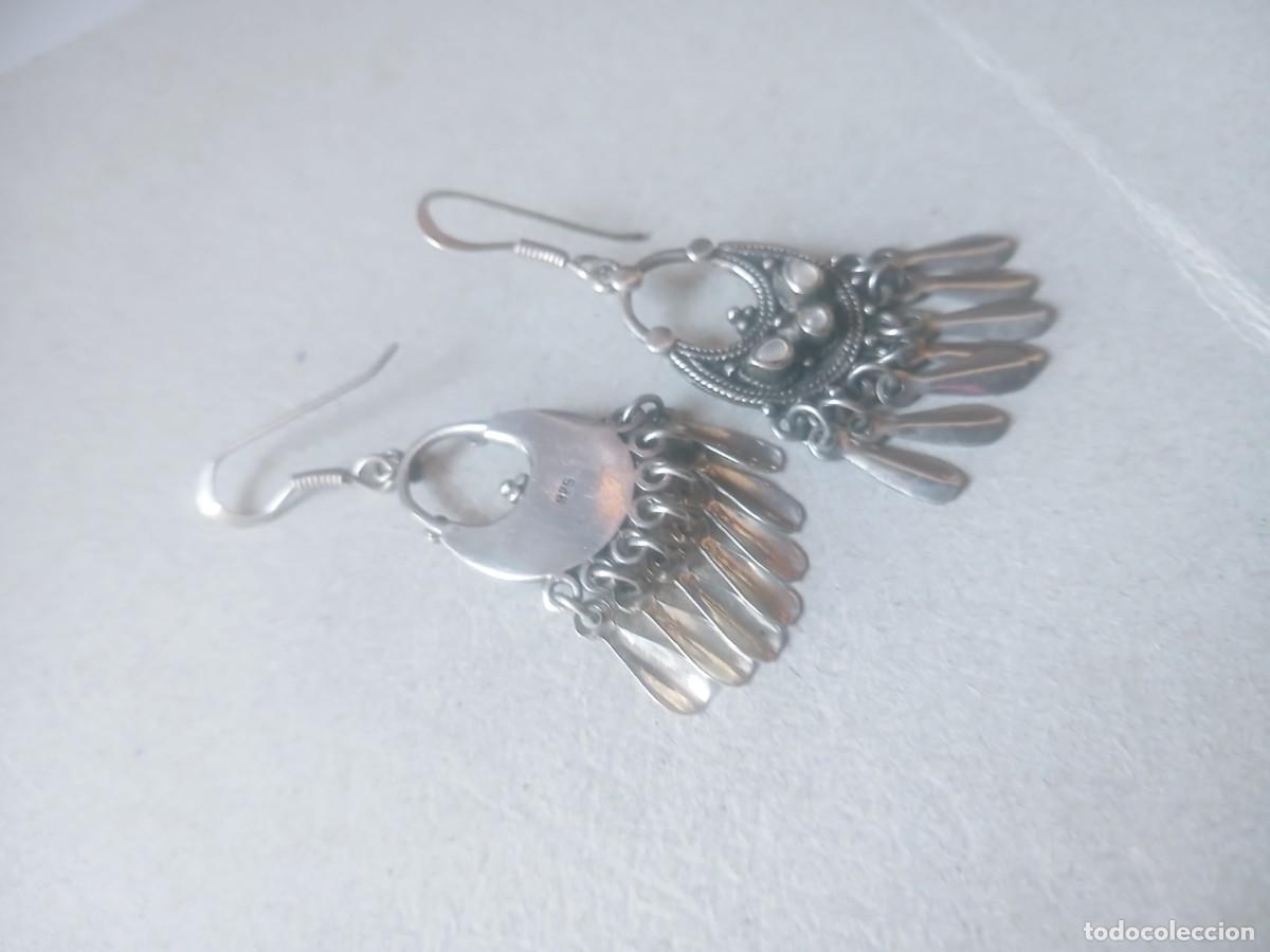 Joyeria: BONITOS PENDIENTES ANTIGUOS PLATA 925 - Foto 6