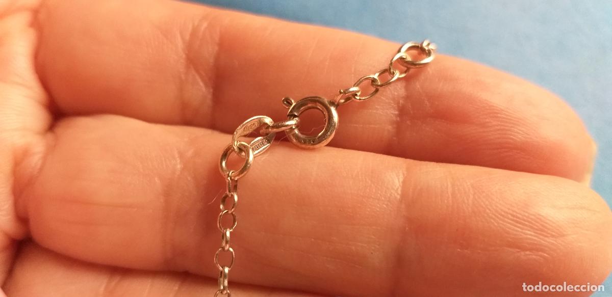 Joyeria: PULSERA DE CADENA PLATEADA. 18 CM DE LARGO. - Foto 3