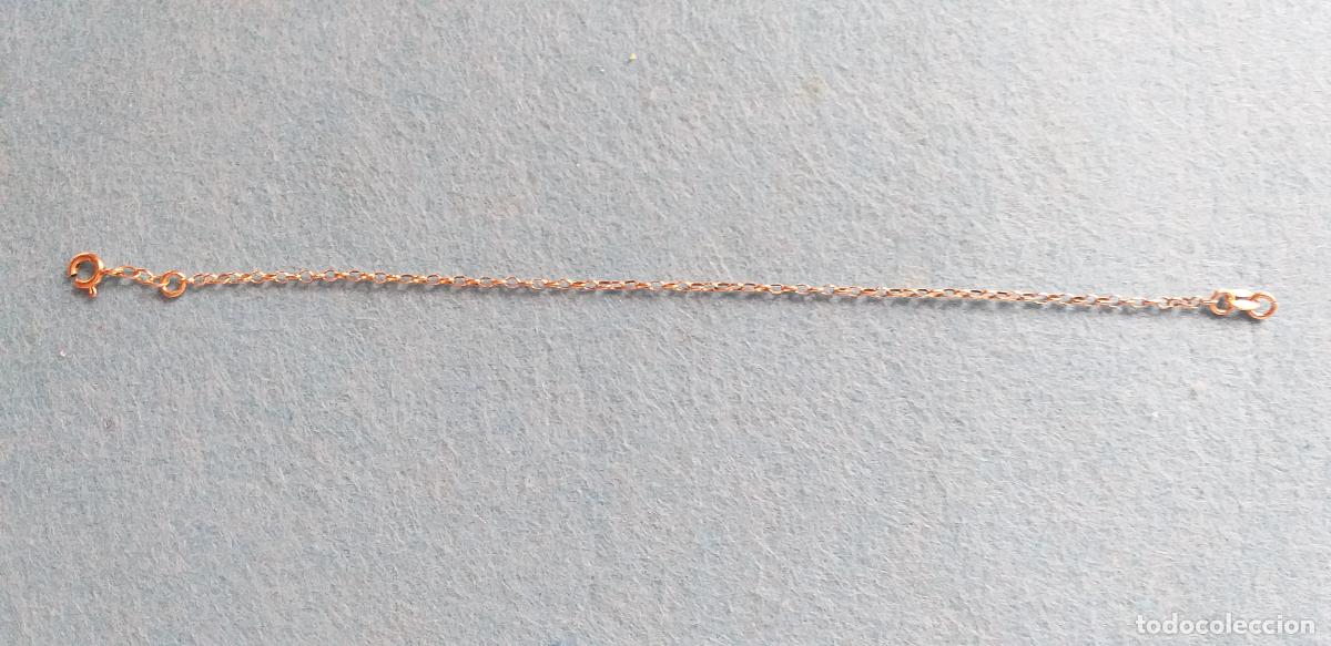 Joyeria: PULSERA DE CADENA PLATEADA. 18 CM DE LARGO. - Foto 6